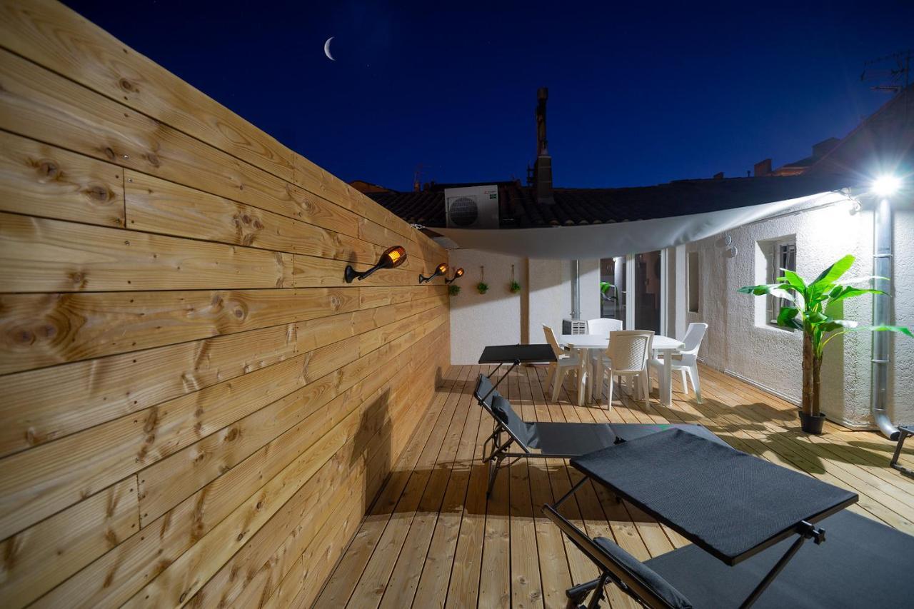 Superbe Appartement A 2 Pas Des Halles, Climatise, Terrasse, Garage Narbonne Dış mekan fotoğraf