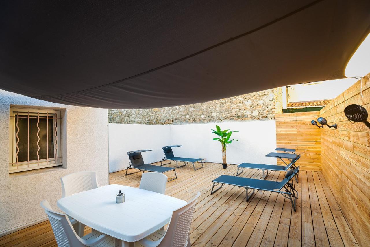 Superbe Appartement A 2 Pas Des Halles, Climatise, Terrasse, Garage Narbonne Dış mekan fotoğraf